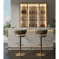 GENERICO - TABURETE ALTURA REGULABLE DE FELPA