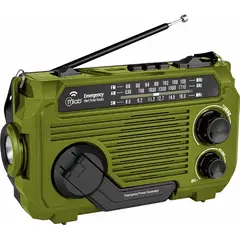 MLAB - Radio de Emergencia con Dinamo Solar y Pilas 9584 Nexstore