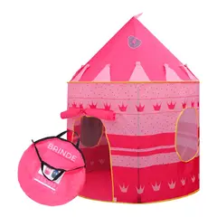 GENERICO - Casa De Campaña Con Diseño Castillo Rosado Para Jugar