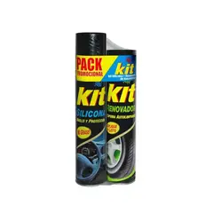 GENERICO - Silicona Kit + Renovador Para Auto