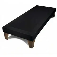 GENERICO - Bases de plaza y media color negro