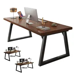 WUWAWDOGA - Escritorio Gamer Profesional Moderna140x60x75cm Oficina Marrón