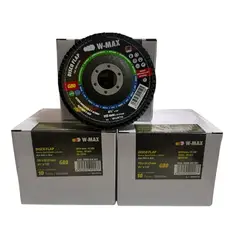 WURTH - DISCO FLAP 4"1/2 AZUL CAJA 10 UNIDADES PACK