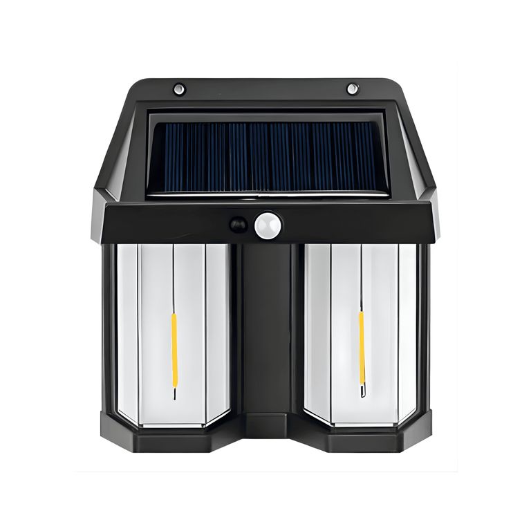 Aplique Solar Doble COB BK-618-2 con Sensor de Movimiento – 1200LM, Exterior Automático