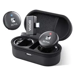 BOYA - Microfono Inalámbrico Omicu Usbc Con Fijacion Y Estuche de carga