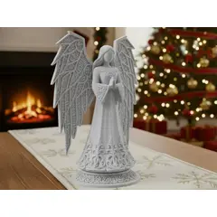 GENERICO - Ángel de Navidad Elegante - Figura navideña