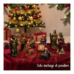 EKOL TACTICA MILITAR - Pesebre Navideño (10) Figuras Navidad Hogar Decoración Nacimiento Navidad 2025