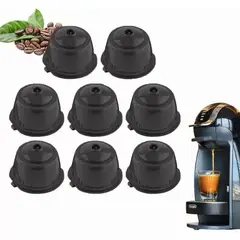 ATURE - Juego 8 De Filtro De Plástico Portátil Para Cápsulas De Café