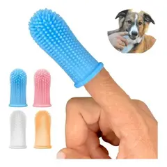 KUANGYE - Paquete De 4 Cepillo Dientes Para Perro Gato Mascota Dental
