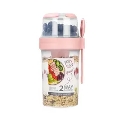 GENERICO - Vaso De Yogurt Bebidas Y Cereal Frutas Frutos Secos 760ml