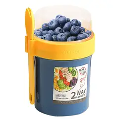 GENERICO - Vaso De Yogurt Bebidas Y Cereal Frutas Frutos Secos 560ml