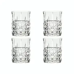 GLASSO - Set Vaso 330 ml Whisky Vintage 4 unidades