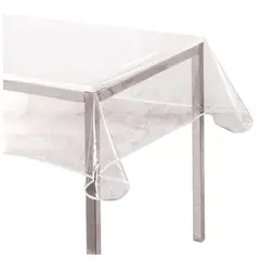 OEM - Mantel De Hule Plastico Mesa Rectangular Transparente 180cm