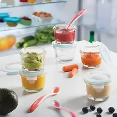 ALLEGRA - Set 8 Mini Taper 165 ML para Alimentos Snacks