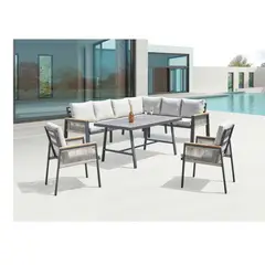 MODRA - Juego de Living Exterior Turku 6 Personas