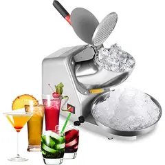 MOVI - Trituradora de Hielo Eléctrica 500W Producción 65 kg/h Uso Comercial Acero Inoxidable