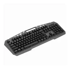 DBLUE - Teclado Gamer Metálico Retroiluminado Rgb Soporte Celular