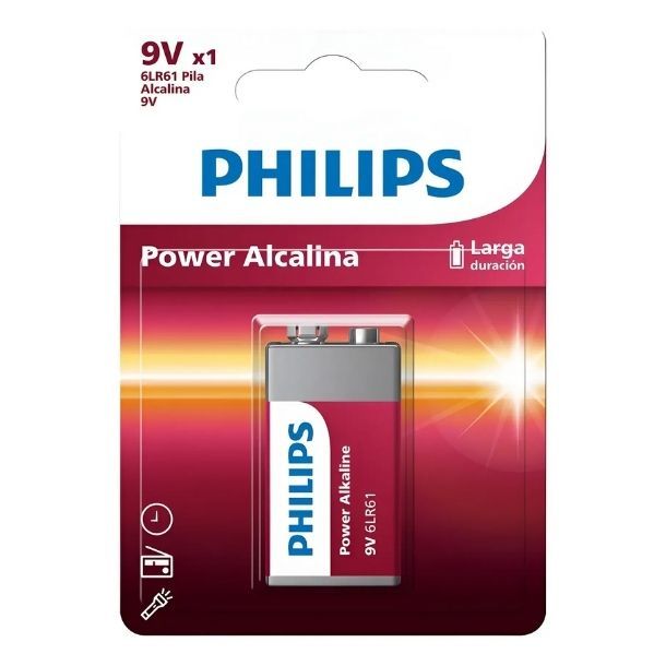 Batería Alcalina 6lr61p1b 9v Rectangular 1 Unidad