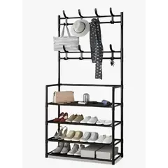 GENERICO - Zapatero Organizador Colgador Zapatos Armario Perchero Negro