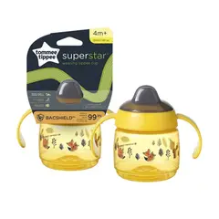 TOMMEE TIPPEE - VASO DE APRENDIZAJE SIPPEE SUPERSTAR 190ML 4M+ AMARILLO
