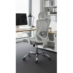 COSAS CASA - Silla de Escritorio - Oficina - Gamer Houston Gris