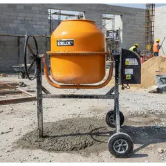 ERUX - Betonera Trompo concretero De 200l, Motor De 1hp