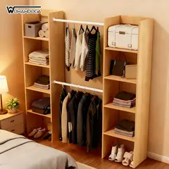 WUWAWDOGA - Closet Estante Muebles Almacenar Para Recamara Beige 200x40x190cm