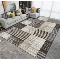 GENERICO - ALFOMBRA 160x200 CON DISEÑO LINEAS MODERNA ELEGANTE WM