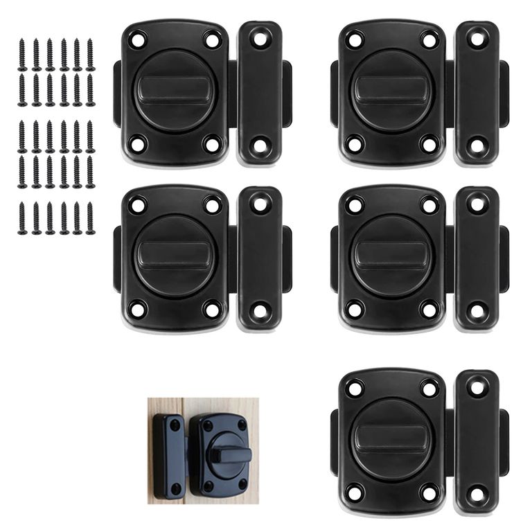 5 Unids Cerraduras De Puerta Gabinete Para Baño Inodoro