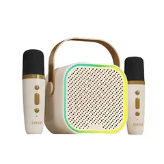 EDIFIER - 3 En 1 LED Parlante portatil Q1 inalámbrico Bluetooth y 2 microphones -Blanco