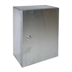 GENERICO - Gabinete Tablero Eléctrico 400x300x200 Acero Inoxidable 1 puerta Ip65