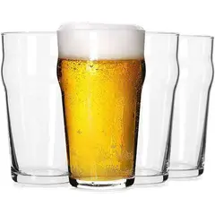 CRISTAR - Set 6 Vasos Cervecero Grande De Vidrio 595cc - Britain