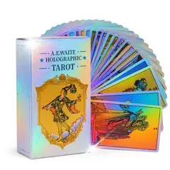 COMPUTECH - Tarot Holográfico Rider Waite De 78 Cartas