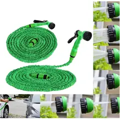 MOVI - MANGUERA EXTENSIBLE CON BOQUILLA MULTIFUNCIÓN PARA JARDÍN