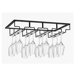 GENERICO - Colgador Copas Metal Bar Premium Organización Soporte Vinos