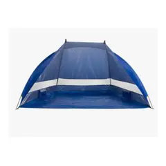 GENERICO - Media carpa Refugio Playa UV 50+ Para Viento Toldo Familiar Plegable Portátil 220x115x115cm