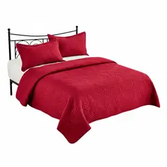 GENERICO - Cubrecama De Verano Tipo Quilt King 240 X 270 + 2 Fundas