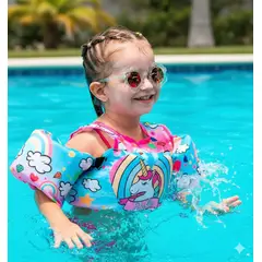 MOVI - SALVAVIDAS Y FLOTADOR PARA NIÑA 2 EN 1