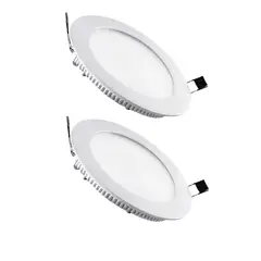 AVC - PACK 2 PANELES LED ECO EMBUTIDO REDONDO 24W NEUTRO