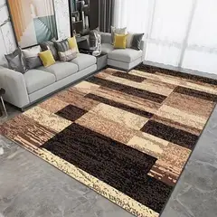 GENERICO - ALFOMBRA RECTANGULAR 3D MODERNA 200X240 CON ANTIDELIZANTE