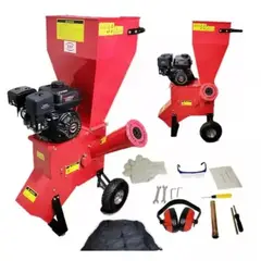 ALTERNATIVE - Chipeadora Trituradora De Rama Y Palo A Gasolina 7 Hp.