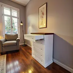 ARCA MUEBLES - Cómoda de Madera 5 cajones 100ALTOx40FONDOx80ANCHO