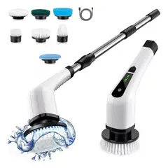 MOVI - CEPILLO DE LIMPIEZA INALÁMBRICO 9 EN 1, RECARGABLE