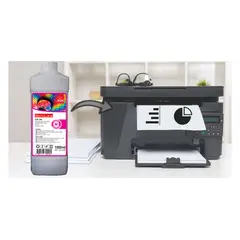 MALIK - Tinta Magenta 1 Litro Compatible Brother BT5001M DCP-T520w