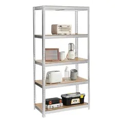 SUPERCENTER - Estante Metálico 150x70x30cm GalvanizadoPlateado