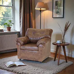 MUEBLES ALTIRO - Sofá Mateo 1 Cuerpos - Cuero Sintético Pu /