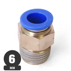 PUMA - Terminal de Conexion Rapida 6 mm con Rosca HE 38 SPC 6-03