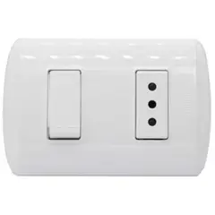 BTICINO - Interruptor 9/12+Enchufe 10A Modus 1203BN