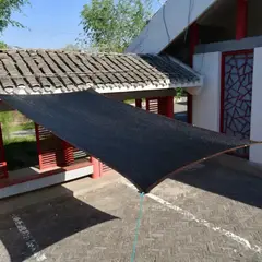 MUNDO MAGIA - Malla Sombra 90% Para Jardin Y Cercos Raschel 4x6 Reforzada Negro