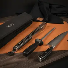 WAYU - SET PARRILERO 3 PIEZAS C/FUNDA